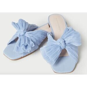 Loeffler Randall Blue Bow Sandals